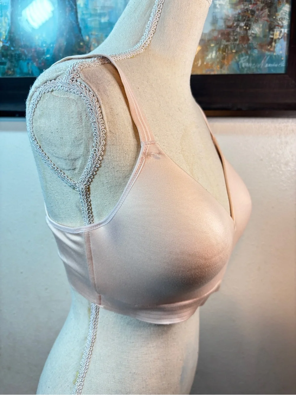 Hanes Light Blush Seamless Comfort Bralette